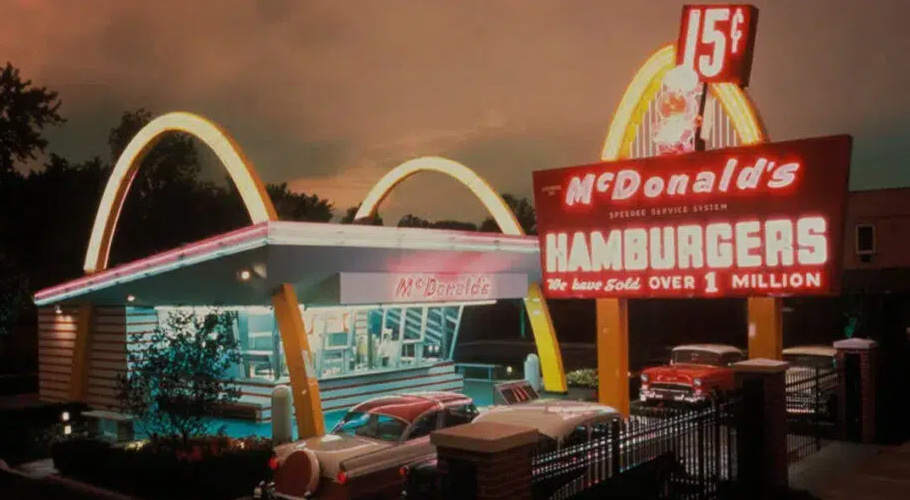 An image of an old McDonalds restaurant