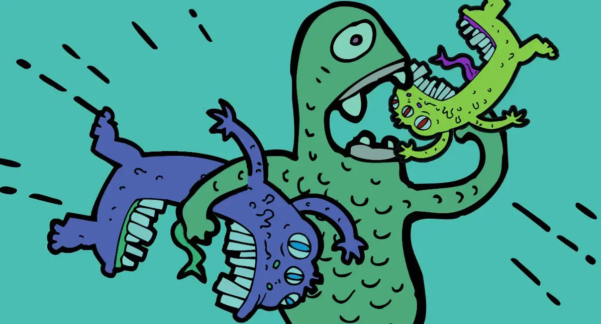 Monsters Cannibalism